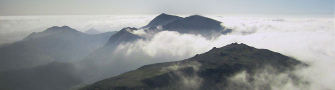 Aerial view of Snowdon